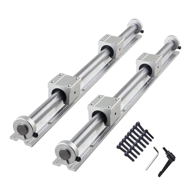 CNCYEAH 2 stücke Linearführung SBR12-400mm Linearführungsschiene Linear Rail + 4 Stücke SBR12UU lage