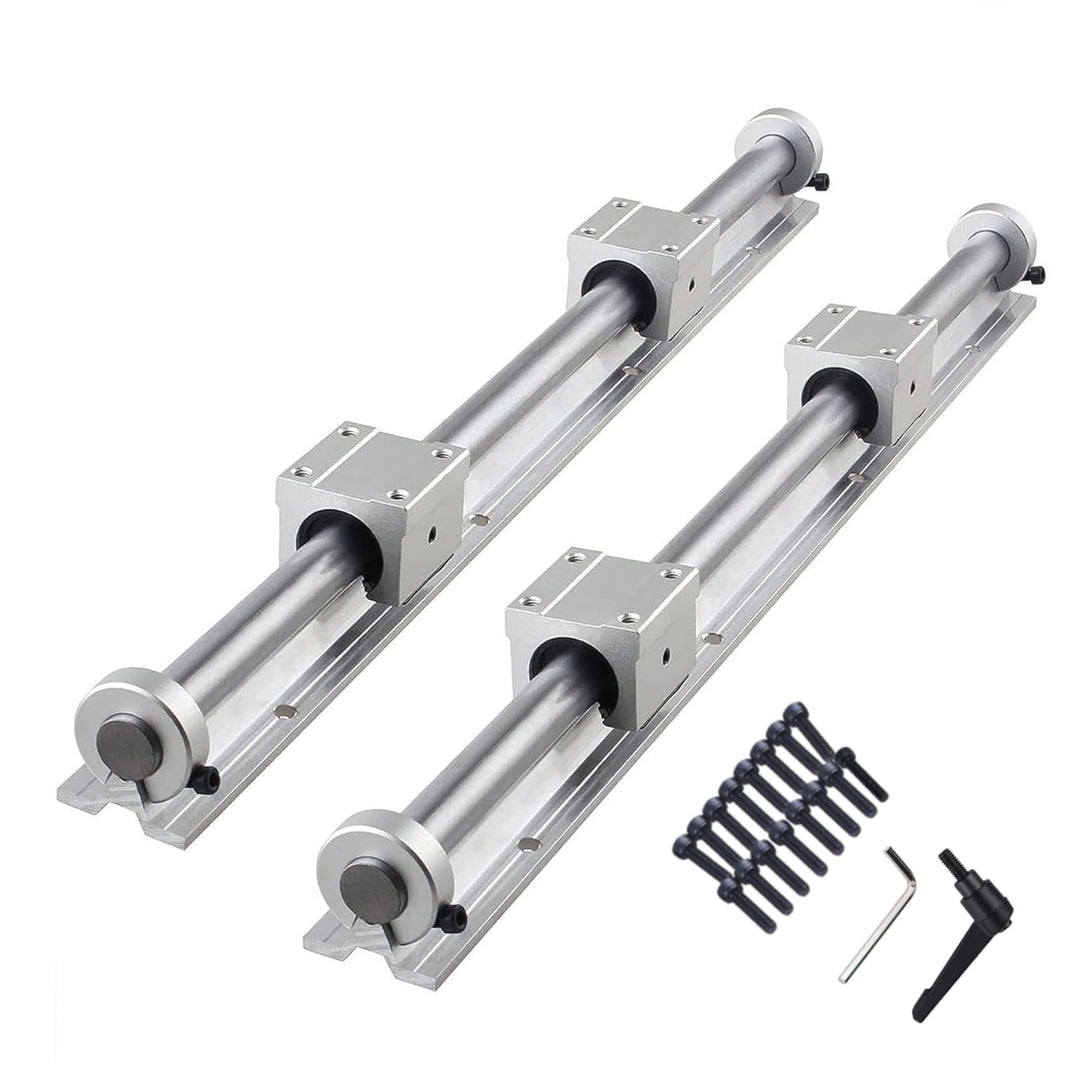 CNCYEAH 2 stücke Linearführung SBR25-800mm Linearführungsschiene + 4 Stücke SBR25UU lagerblöcken + 4