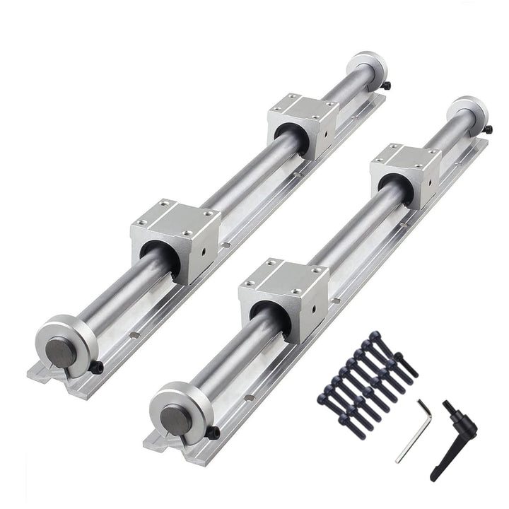 CNCYEAH 2 stücke Linearführung SBR25-800mm Linearführungsschiene + 4 Stücke SBR25UU lagerblöcken + 4