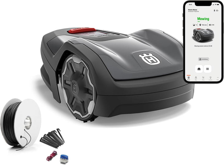 Husqvarna Mähroboter Automower Aspire R4 für 400 m² Fläche I Akku Rasenmäher Roboter, Steuerung per