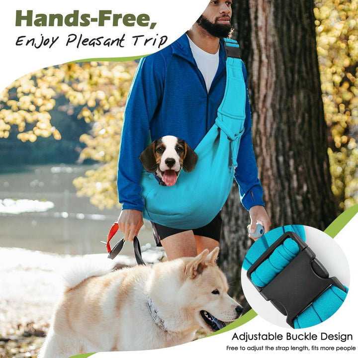 Pawaboo Hundetragetasche, Tragbare Haustier Hundetasche mit Verstellbare Schultergurt,Outdoor Reise
