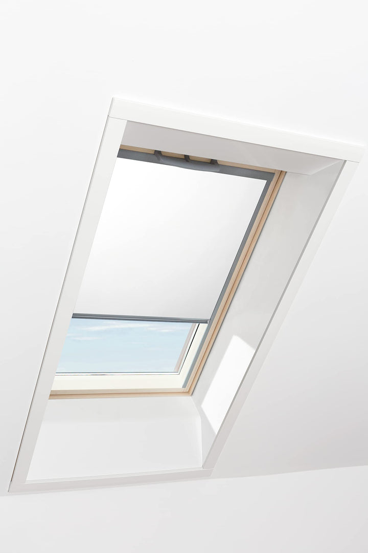 Original Roto Rollo Exclusiv ZRE für Roto Dachfenster - Führungsschiene Silber - Manuelle Bedienung