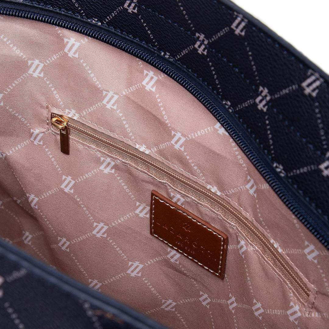 Lazarotti Palermo Shopper Tasche Damen | Tote Bag mit seitlichen Kordelzügen | XXL Schultertasche 37