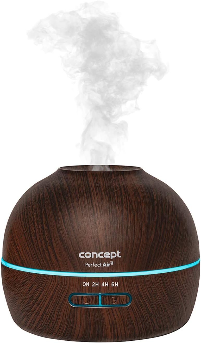 Concept Perfect Air Wood ZV1006 2 in 1 Luftbefeuchter mit Duftdiffusor 40 ml/h für Räume bis 20 m2 2