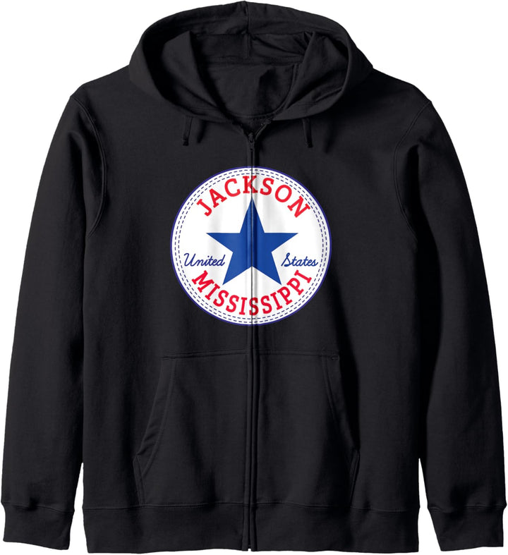 Jackson Mississippi USA Vereinigte Staaten Skater Touristen Kapuzenjacke