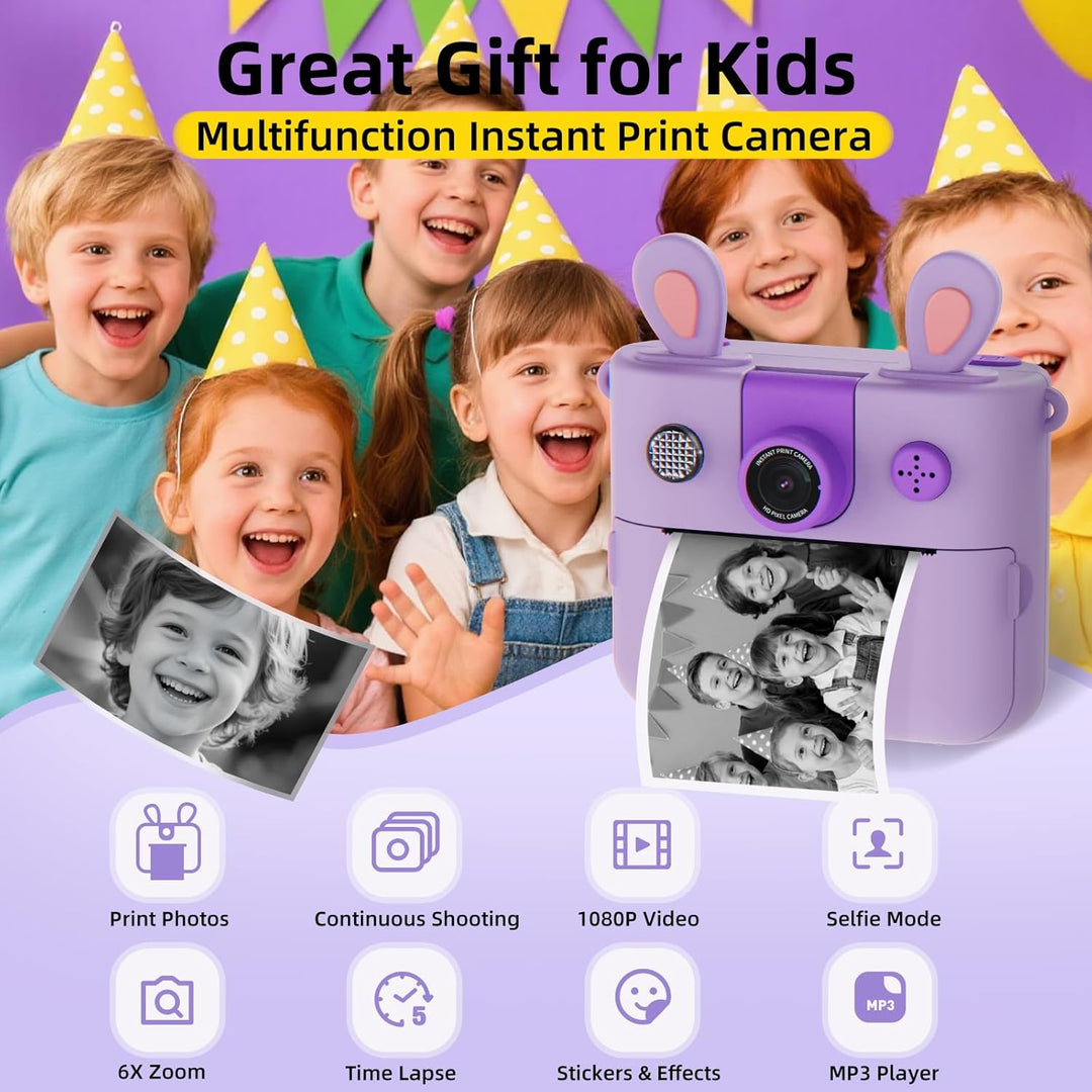 ORGSTA Kinderkamera Sofortbildkamera Digitalkameras Kinder Kameras Personalisierte Spielzeug Geschen