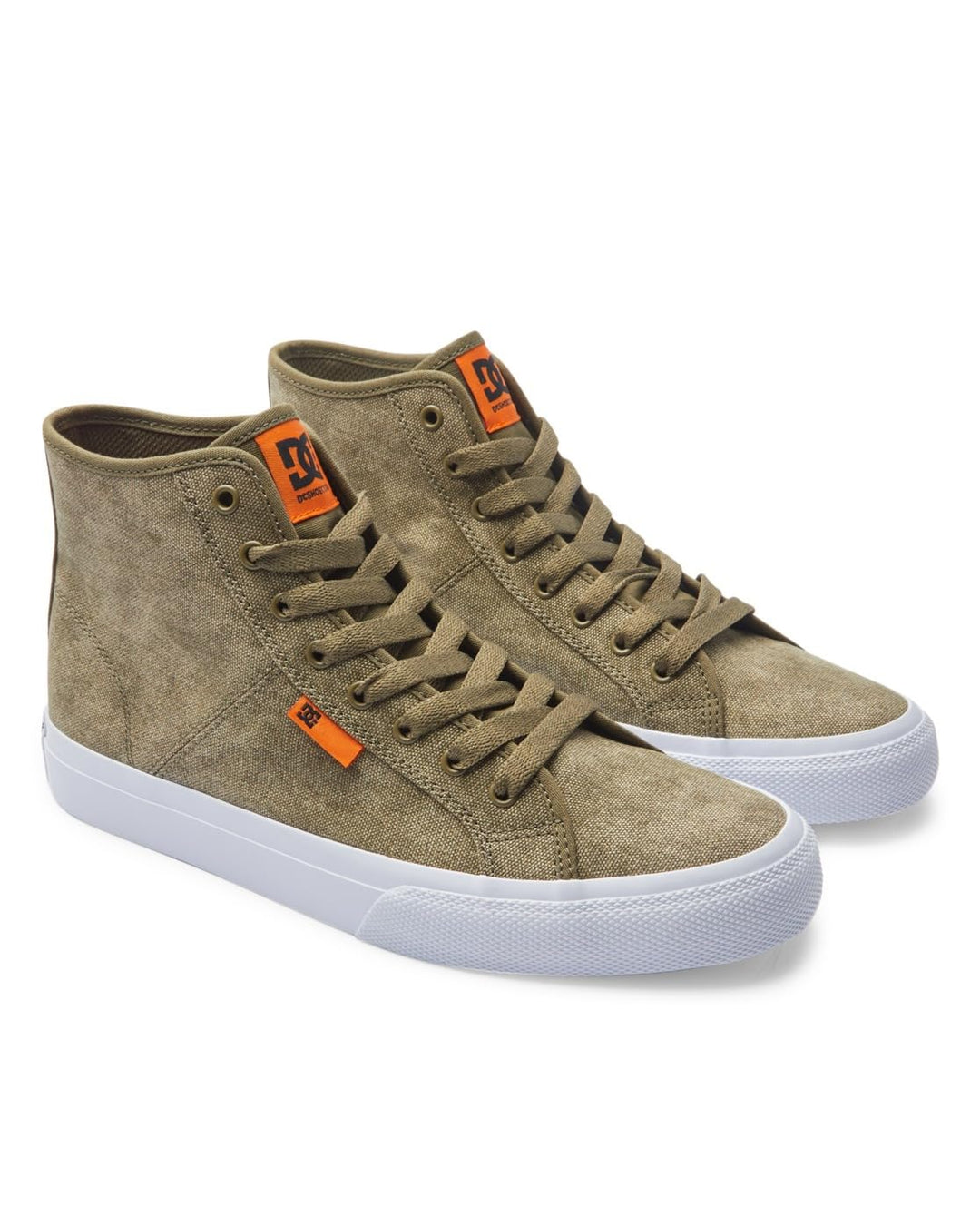 DC Shoes Herren Manual Hi Txse Sneaker, Washed Olive
