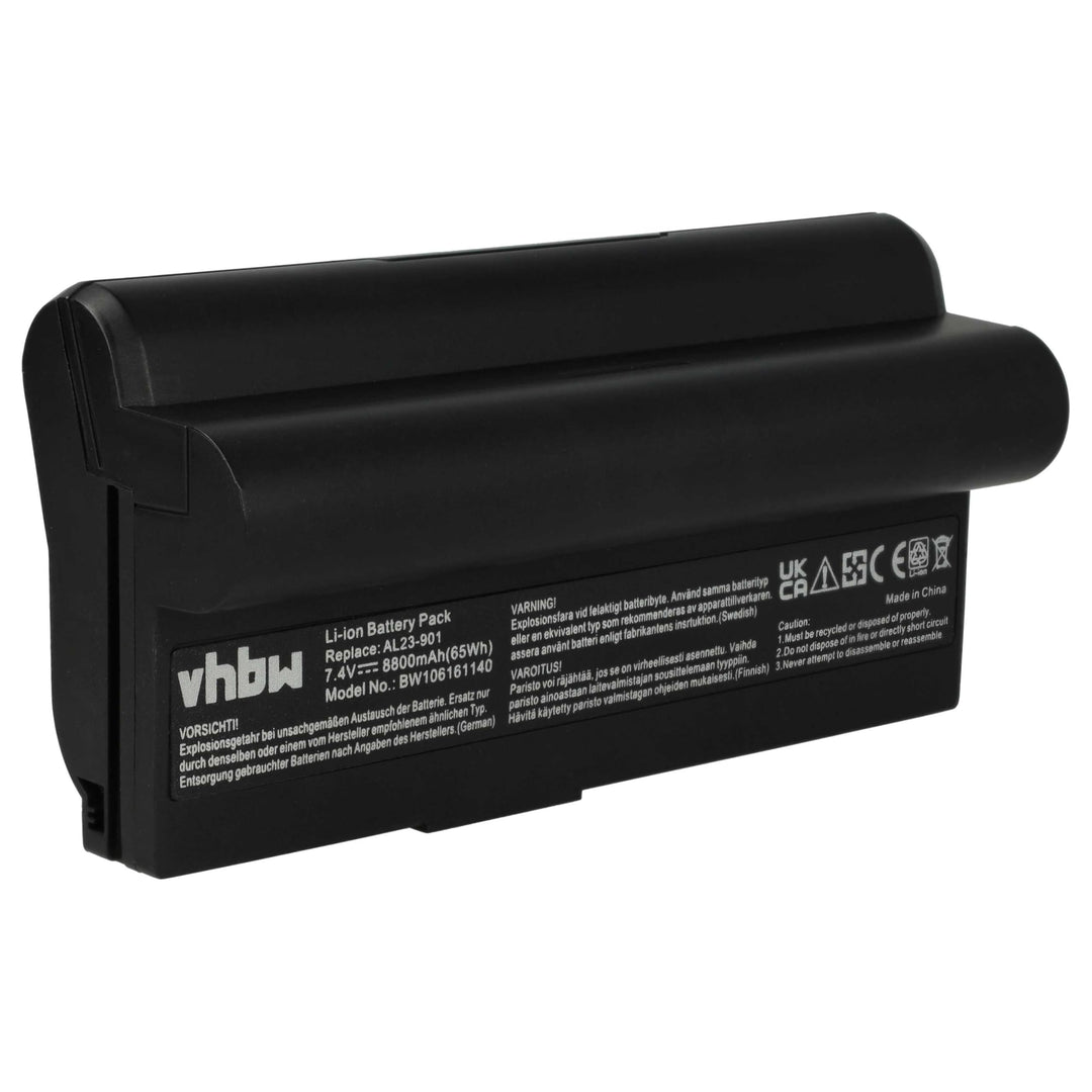 vhbw Akku kompatibel mit Asus Eee PC 901, 901 Go, 904, 904HD, 1000, 1000H, 1000H Go, 1000HA, 1000HD,