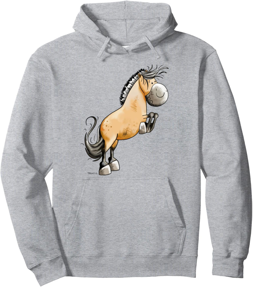 Steigendes Fjordpferd I Norweger Pferd für Pferde Freunde Pullover Hoodie