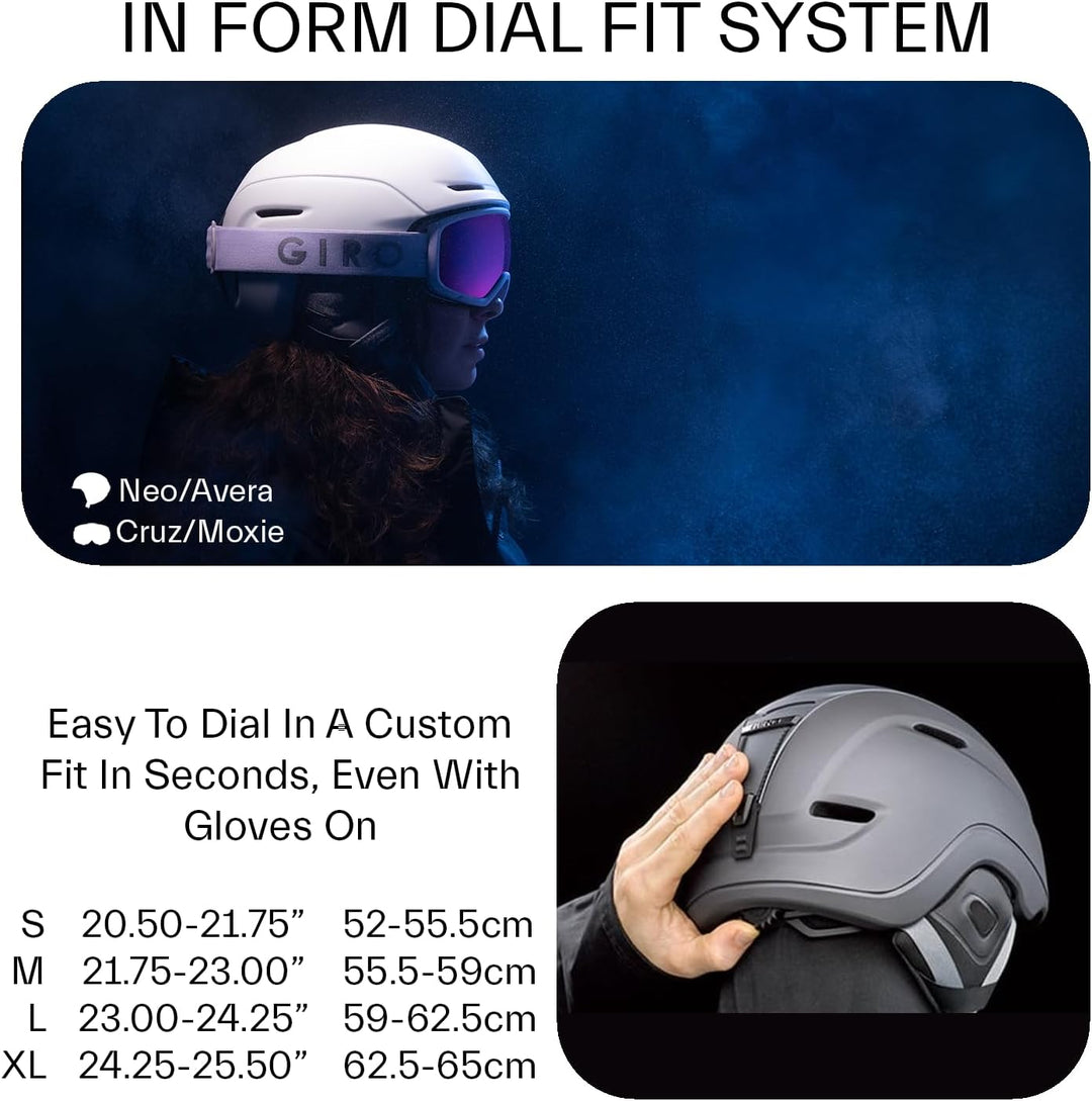 Giro Avera Damen Skihelm MIPS Matte Pfauenperle S, Matte Pfauenperle S