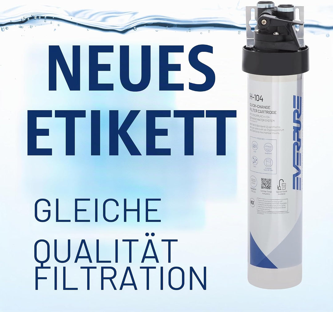 Everpure H-104 Water Filter Replacement Cartridge (EV9612-11) by Everpure Filtern, Filtern