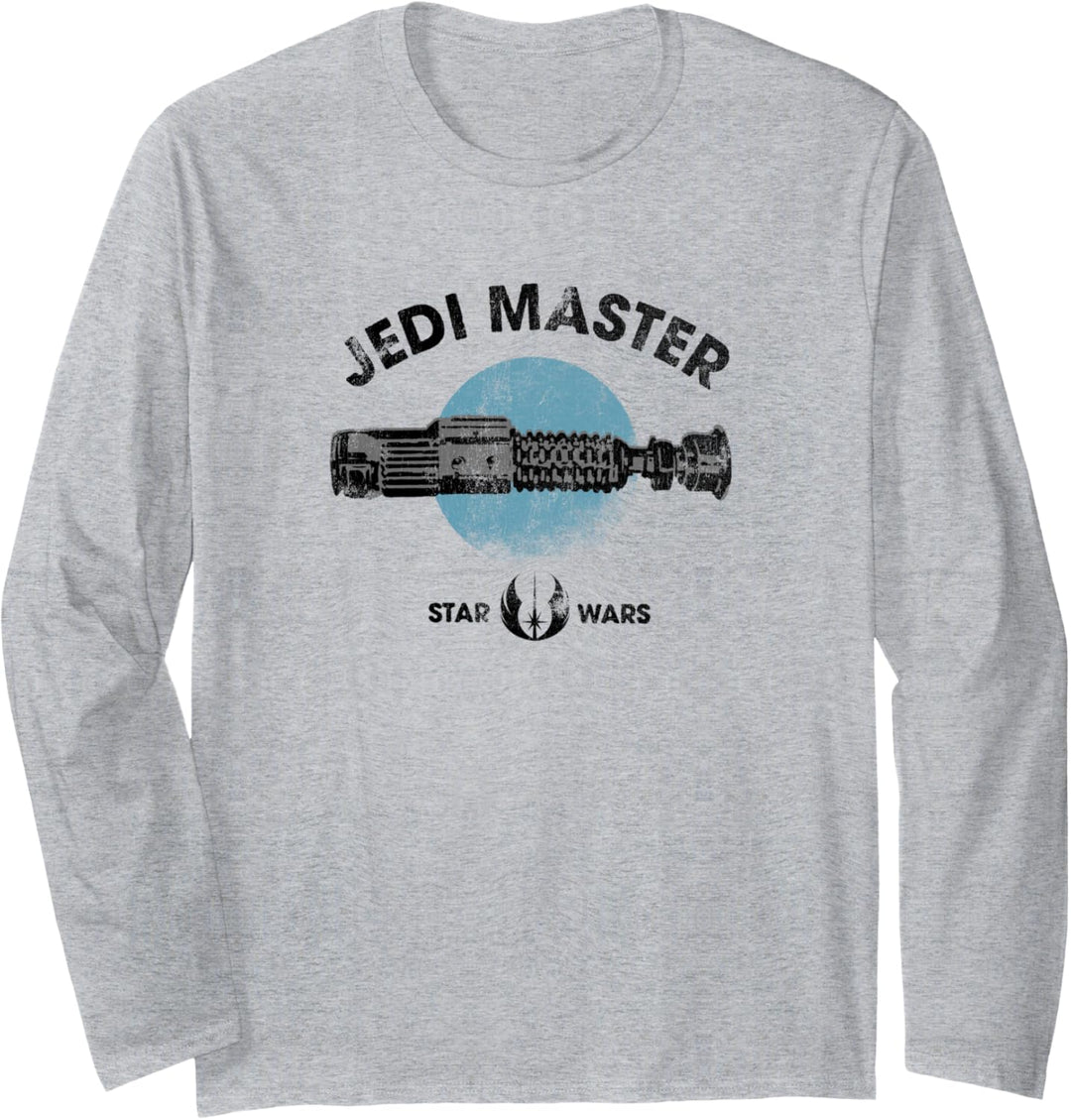 Star Wars Jedi Master Alt Lightsaber Langarmshirt