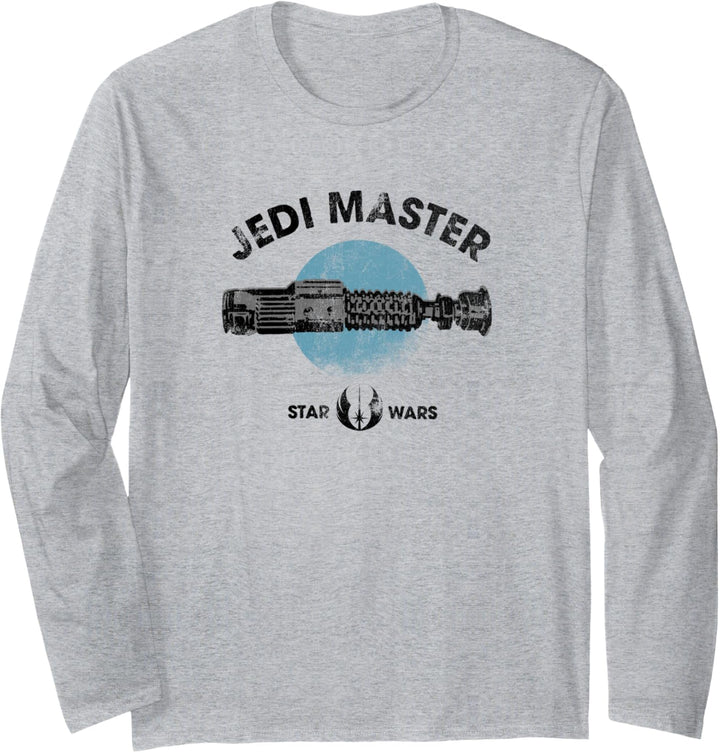 Star Wars Jedi Master Alt Lightsaber Langarmshirt