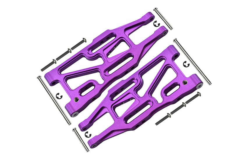 GPM HPI Bullet 3.0 Nitro & Bullet Flux Tuning Teile Aluminium Front Suspension Arm - 1Pr Set Purple