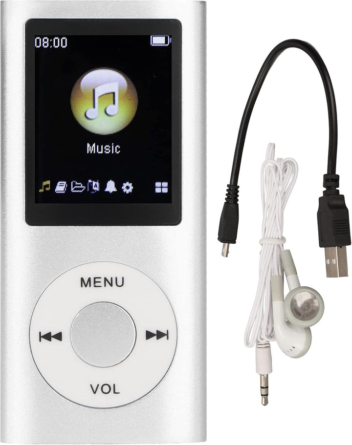 MP4-Player, MP3-Musikplayer mit 1,8-Zoll-LCD-Bildschirm, Tragbarer Digitaler Verlustfreier Musik-MP3