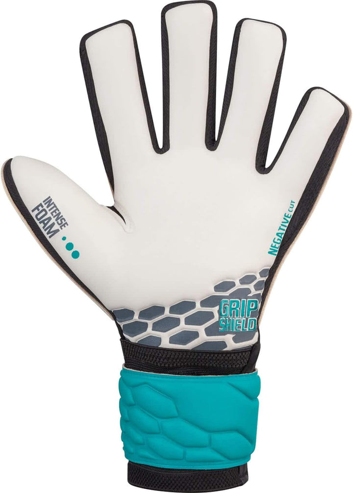 JAKO Prestige Supersoft Negative Cut Torwart-handschuh 12 türkis/anthrazit, 12 türkis/anthrazit