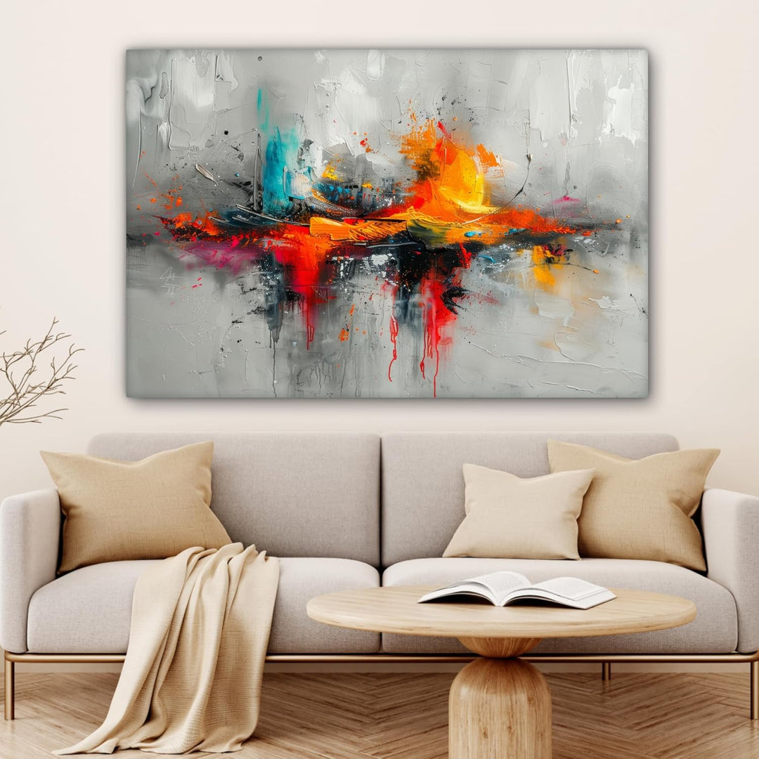 MuchoWow© Leinwandbild Gross 120x80 cm XXL Dekoration Wohnzimmer Bilder Pictures Wall Decoration Liv