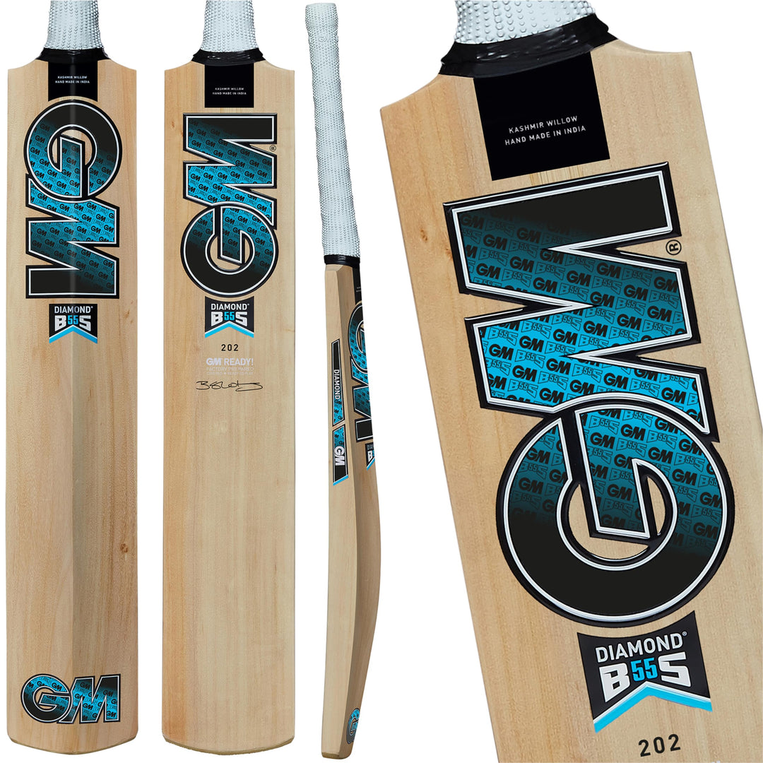 Gunn & Moore GM Cricketschläger – Kaschmir-Weide – Hex-Griff – erhältlich in verschiedenen Qualitäte