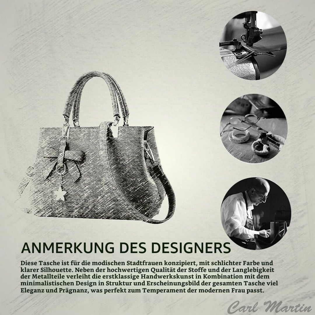 NICOLE &amp; DORIS Damen Handtaschen Designer Tasche Elegante Frauen Umhängetasche PU Leather Shopper He