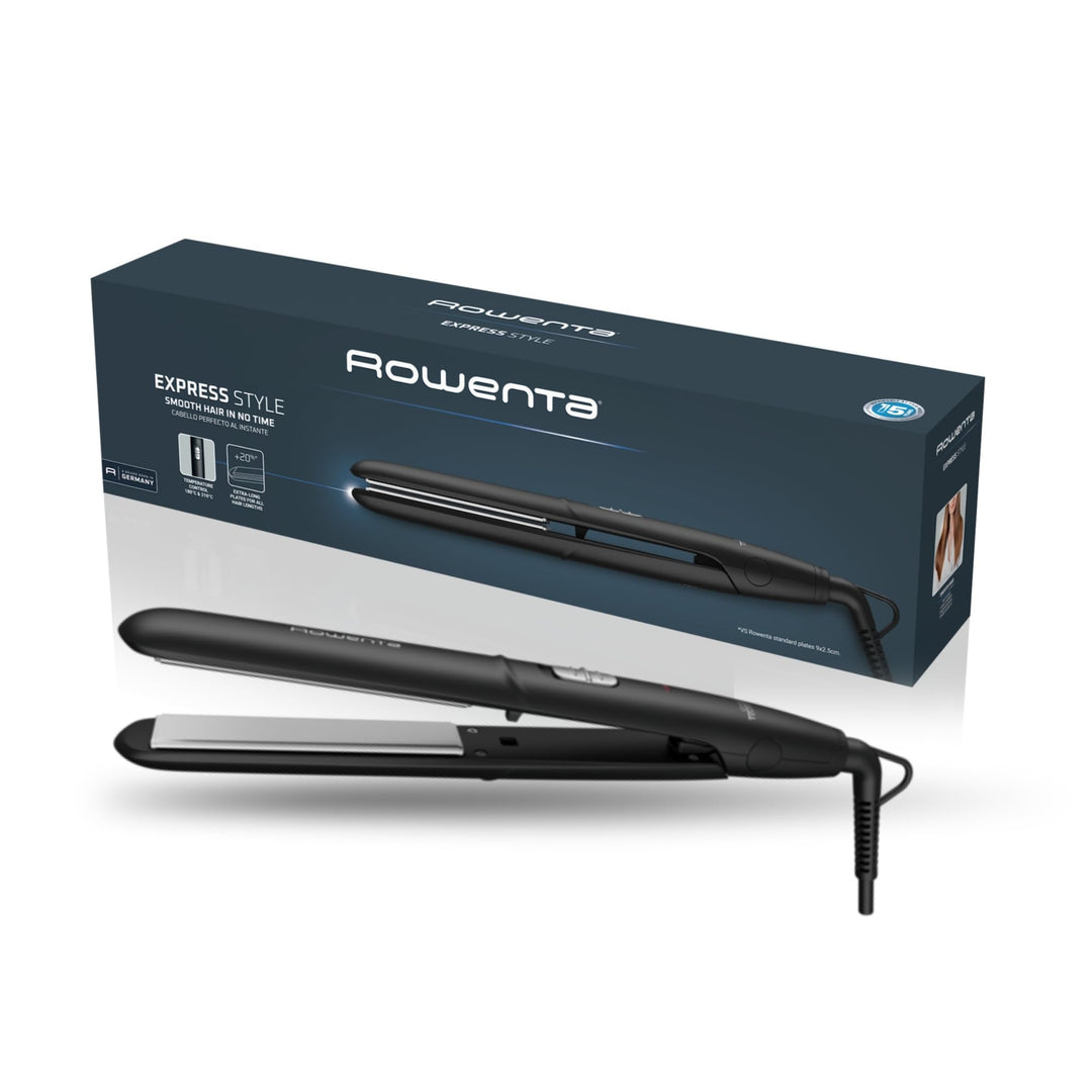 Rowenta SF1810 Express Style Haarglätter | zwei Temperaturen (180°C und 210°C) | Keramik-Turmalin-Be