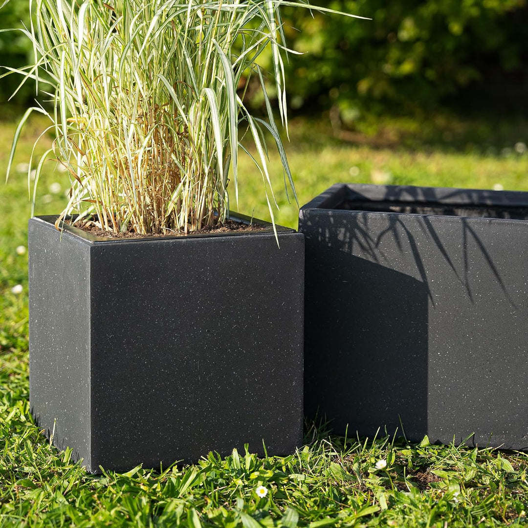 Pflanzwerk® Pflanzkübel TUB Anthrazit 40x80x40cm *Frostbeständiger Blumenkübel* *UV-Schutz* *Qualitä