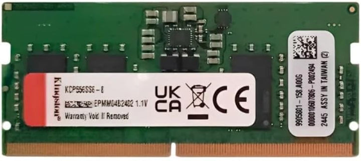 Kingston ValueRAM 8GB 5600MT/s DDR5 Non-ECC CL46 SODIMM 1Rx16 KVR56S46BS6-8 Laptop-Speicher 8GB 5600