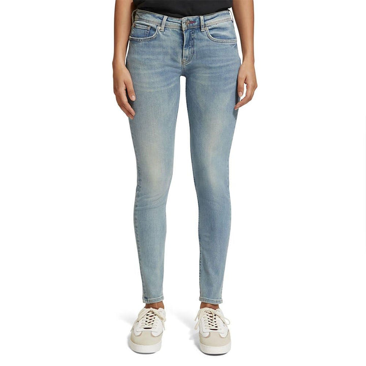 Scotch & Soda Damen Bohemienne Mid-Rise Skinny Jeans 28W / 30L Waterways, 28W / 30L Waterways
