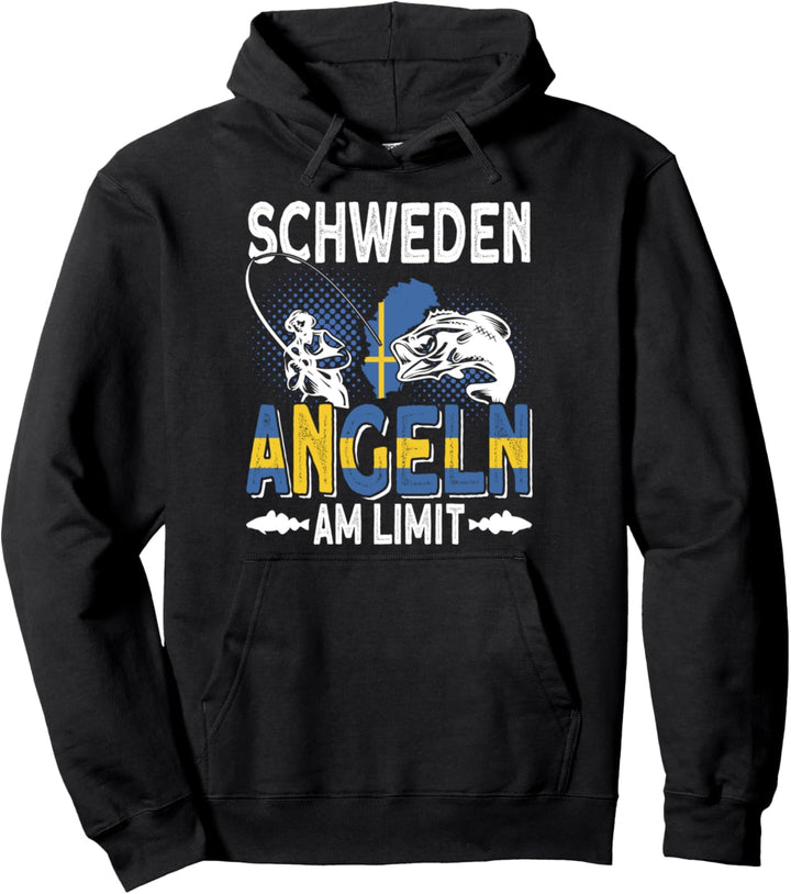 Schweden Angeln am Limit - Skandinavien Angler Schweden Pullover Hoodie