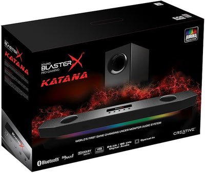 Creative Sound BlasterX Katana - Mehrkanal Gaming Lautsprecher schwarz