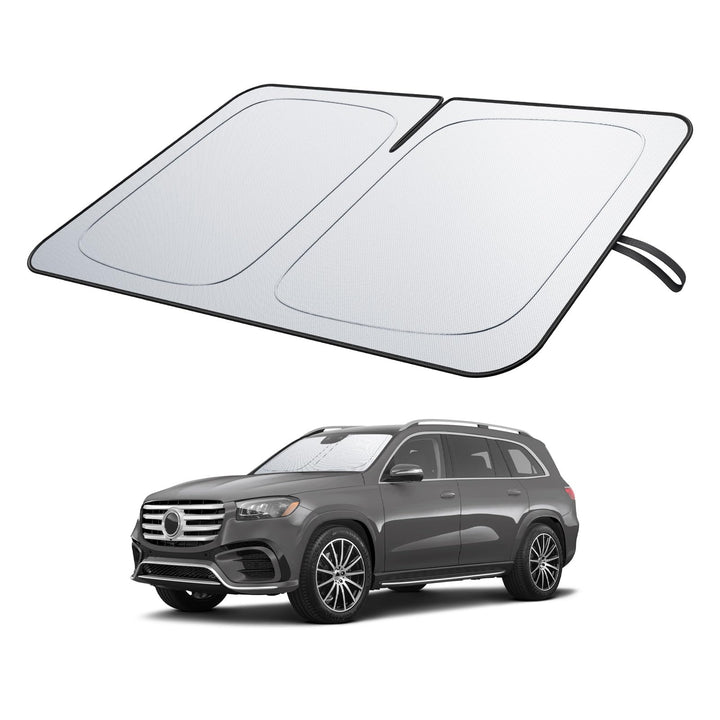 BIXUAN Frontscheiben-Sonnenschutz kompatibel mit Mercedes Benz GLE W167 2020-2026 Auto Sonnenschutz