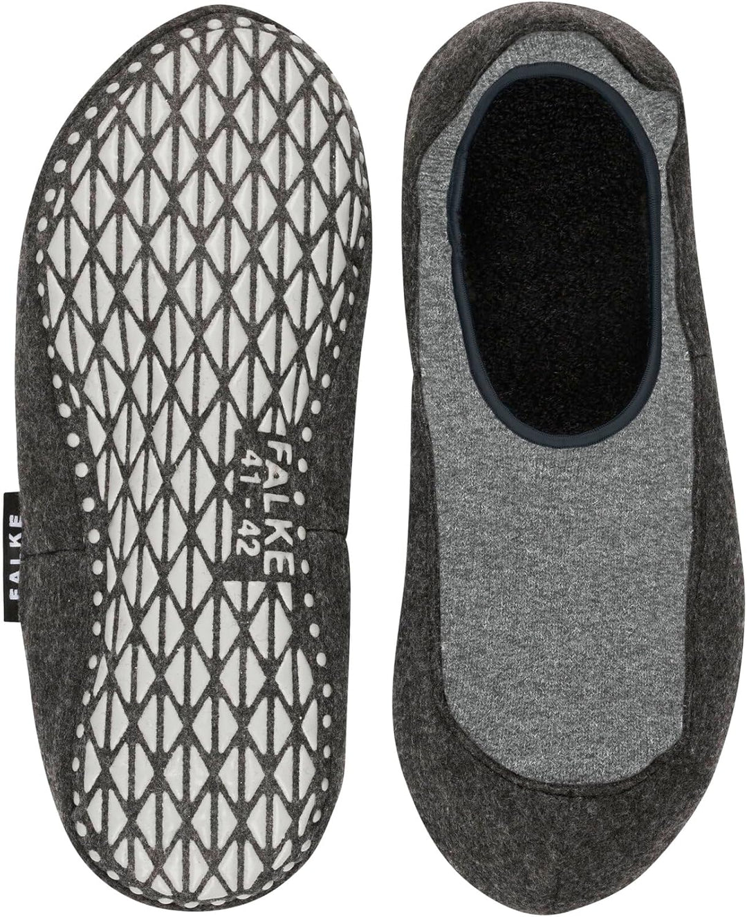 FALKE Herren Cosyshoe Invisible Stoppersocken rutschhemmende Noppen auf der Filzsohle Füsslinge komf