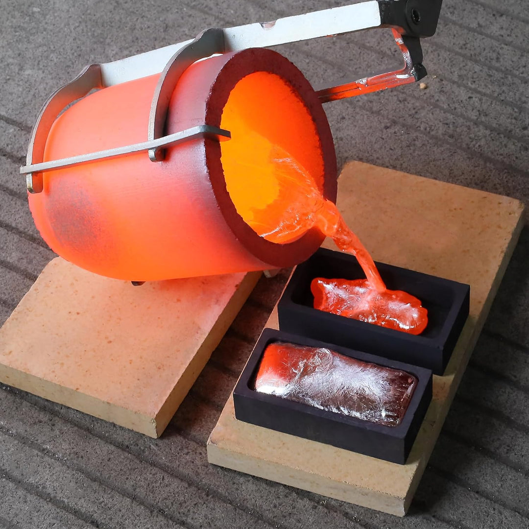 CANALHOUT Siliziumkarbid-Graphit-Tiegel, Tiegel zum Schmelzen von Metall, widersteht hohen Temperatu