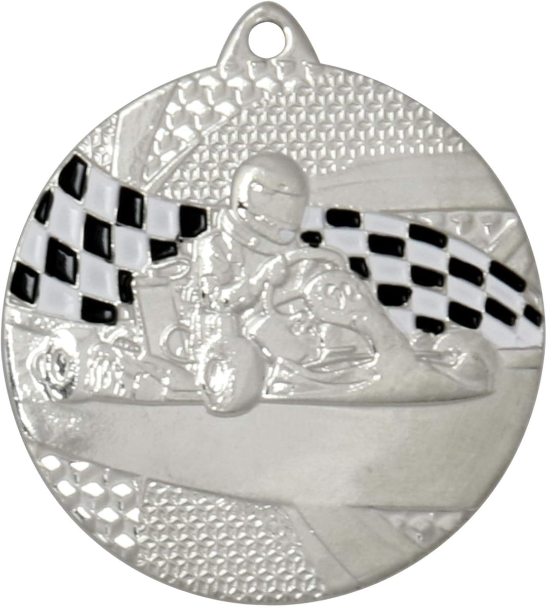 Medaille Kart Gokart Kart Fahren Medaillen rund Gold Silber Bronze Set Set gold silber bronze, Set g