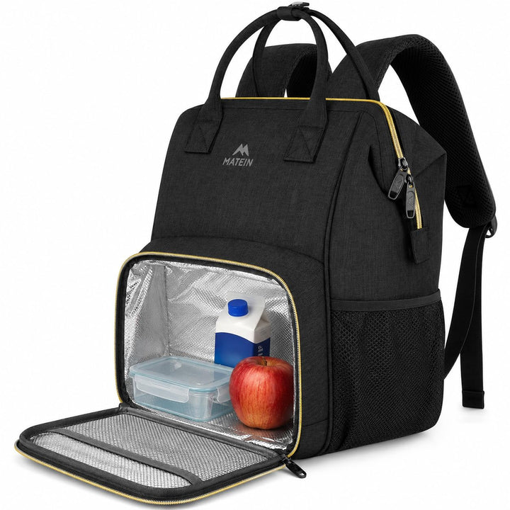 MATEIN Lunch Rucksack für Frauen, isolierter Kühlrucksack Lunchtasche mit USB-Ladeanschluss für Männ