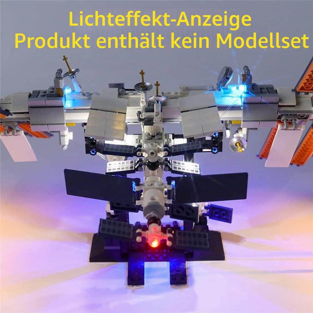 GEAMENT LED Licht-Set für Internationale Raumstation (International Space Station) - Kompatibel mit