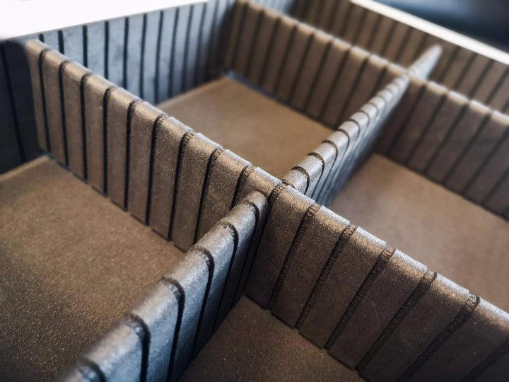 GORANDO® Transport-Koffer in blau mit Aluminiumrahmen für Werkzeuge, Kamera, Messgeräte | Schaumstof