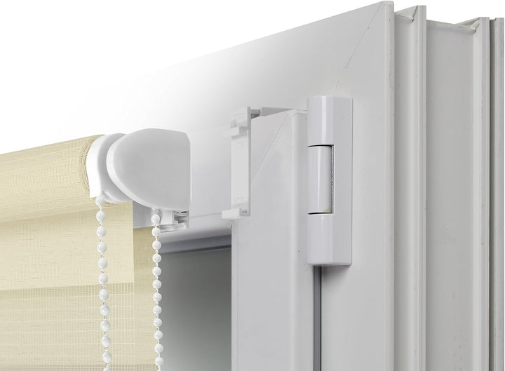 Doppelrollo in 4 Farben & in 8 Grössen - mit Klemmfixierung am Fensterahmen und fest montierter Träg
