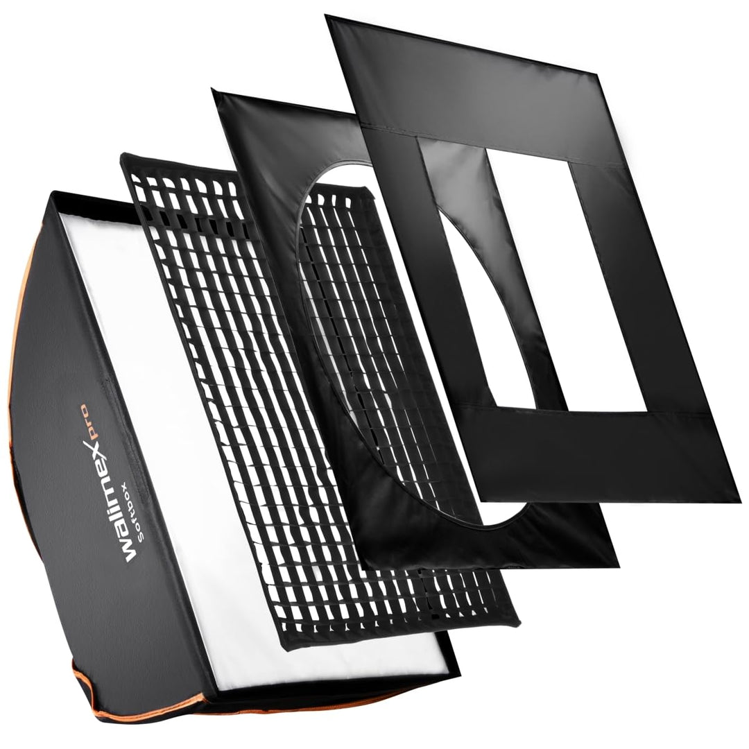 Walimex pro Softbox Plus Orange Line 75x150 ohne Adapter, ohne Adapter