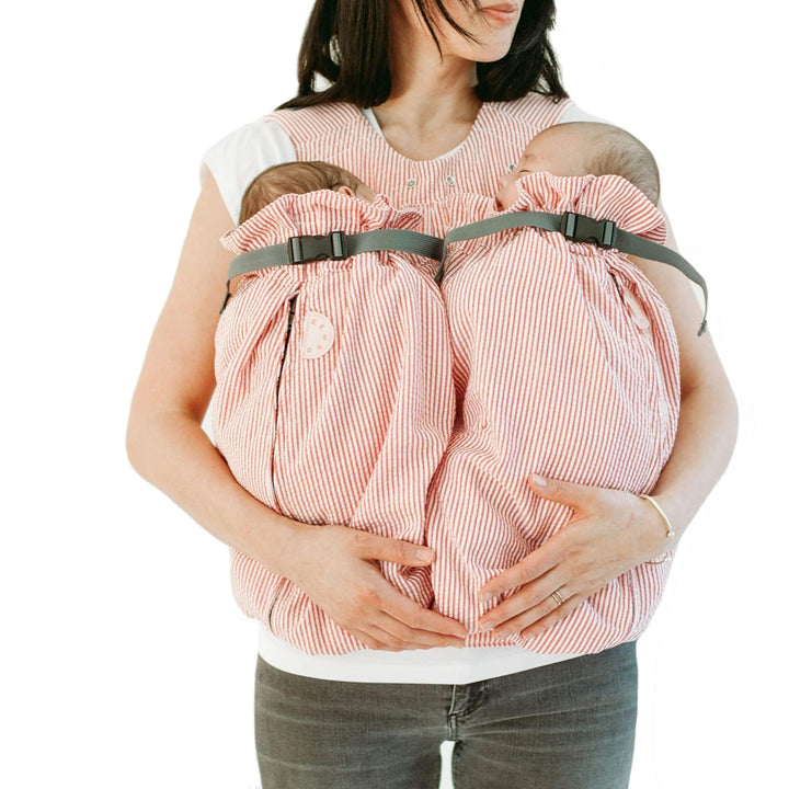 Weego TWIN – Die Original Babytrage für Zwillinge direkt nach der Geburt (bereits ab 1.800 Gramm) -