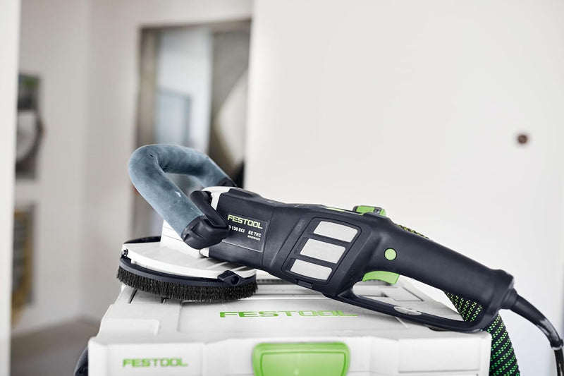 Festool Sanierungsschleifer RG 130 ECI-Set DIA TH RENOFIX (mit Führungstisch, Spannflanschgarnitur,