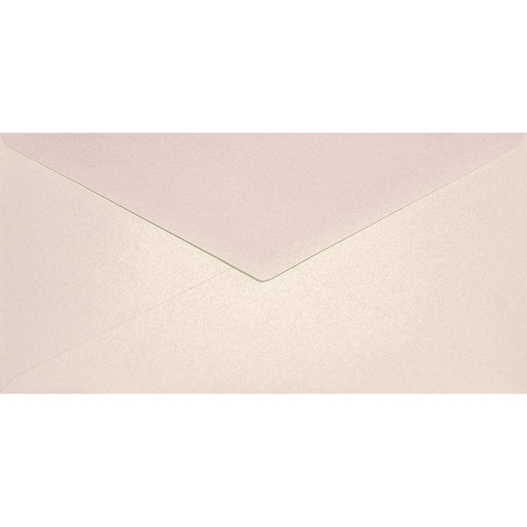 Netuno 100 Briefumschläge Perlmutt-Rose-Gold DIN lang 110x 220 mm 120g Aster Metallic Candy Pink Gol