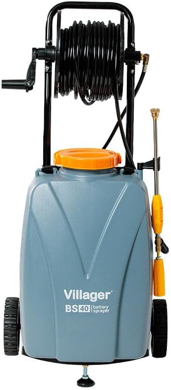 BS 40 Akku-Drucksprüher – 40L Tank, 6bar Druck, 30m Schlauch, 10m Reichweite - VI-082503