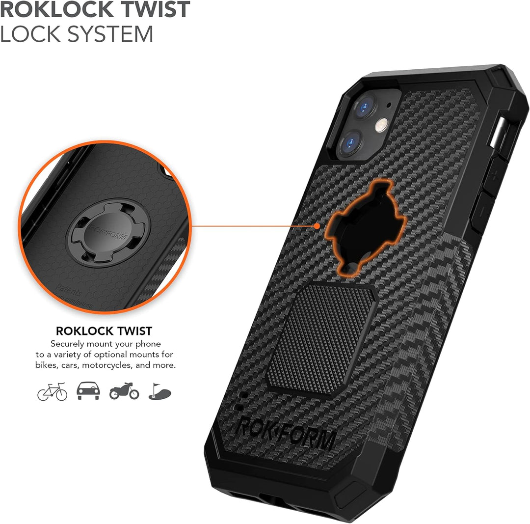 Rokform - Schutzhülle für iPhone 11, Rugged Series, magnetische Schutzhülle für Apple Gear, iPhone-H