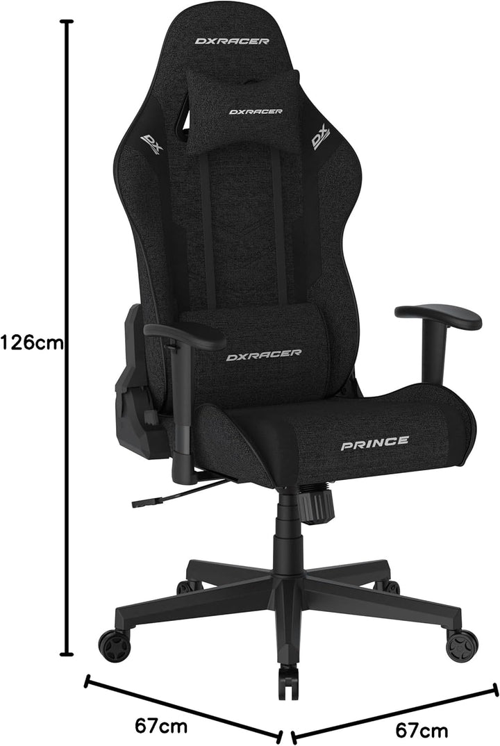 DXRacer Prince L PF132 Gaming-/ Büro-/ Schreibtischstuhl, mit Wippfunktion Gaming Stuhl Höhenverstel