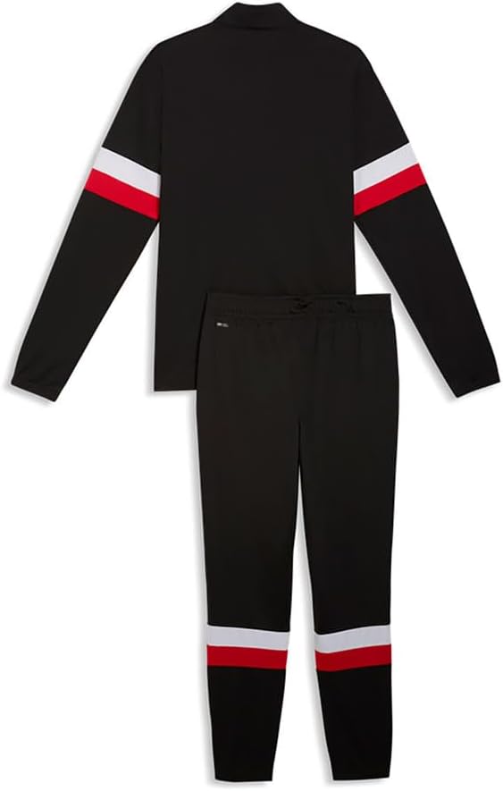 PUMA Herren Individueller Tracksuit Trainingsanzug (1er Pack) S PUMA Black-PUMA White-PUMA Red, S PU