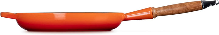 Le Creuset Signature gusseiserne Bratpfanne mit Holzgriff 26 cm Ofenrot, 20258260900422 Ofenrot 26 c