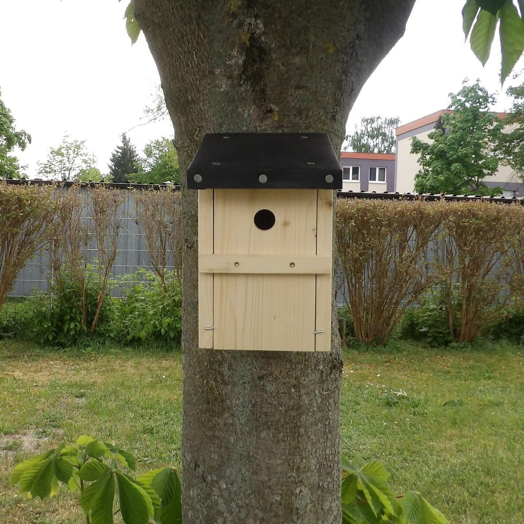 Nistkasten Blaumeise 26 mm Bausatz Manufaktur Martinshof L: 15,50 cm B: 15,50 cm H: 33,00 cm Durchme