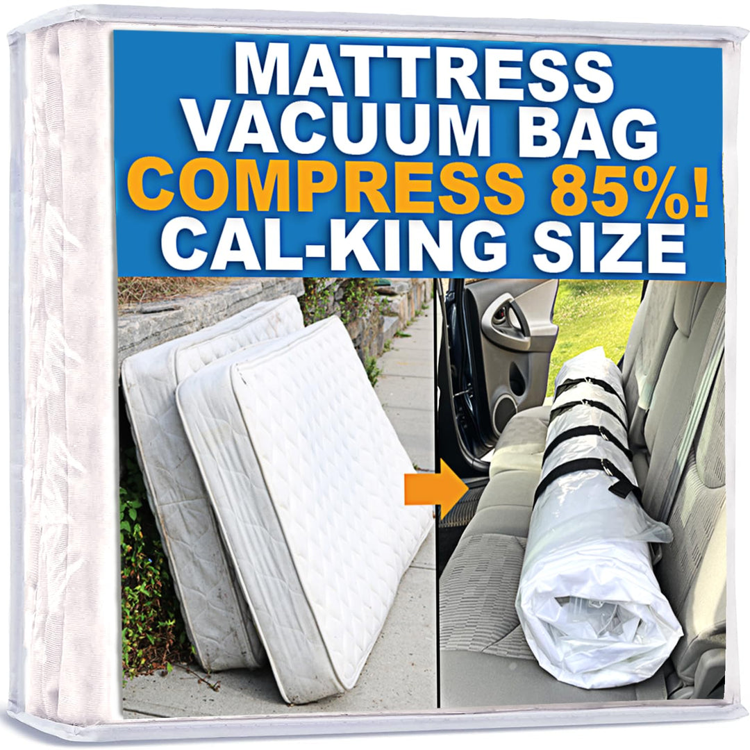 Homie Matratzen-Vakuumbeutel, verschliessbarer Beutel für Memory Foam- oder Federkernmatratzen, Komp