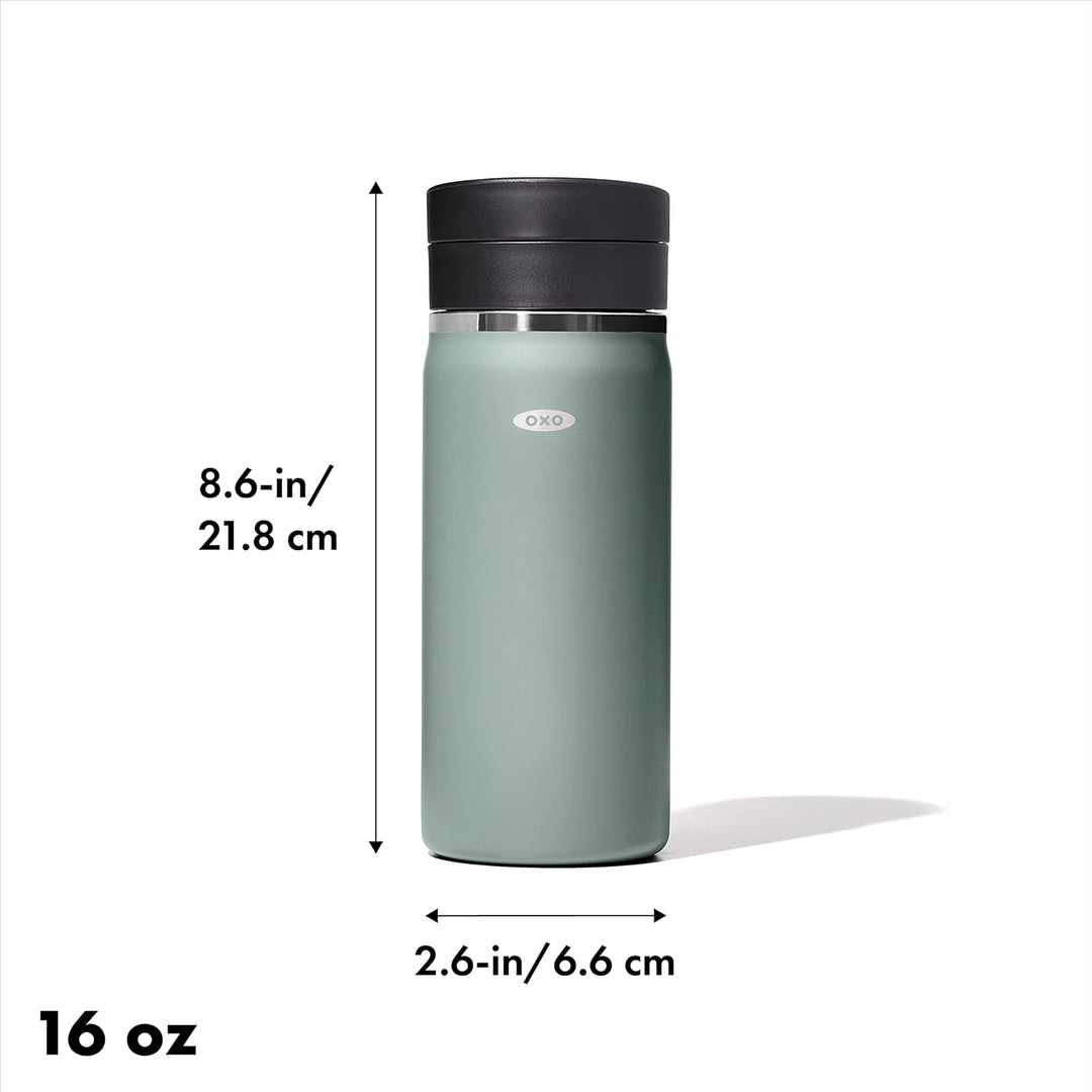 OXO Thermobecher mit SimplyClean-Deckel, 473 ml, Jade 16 Ounces Jade, 16 Ounces Jade