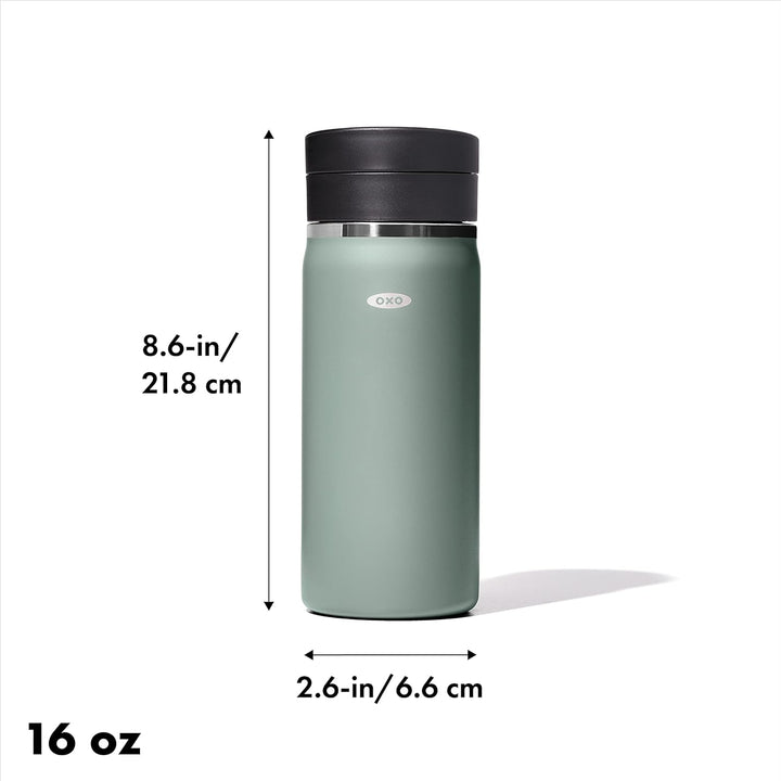 OXO Thermobecher mit SimplyClean-Deckel, 473 ml, Jade 16 Ounces Jade, 16 Ounces Jade